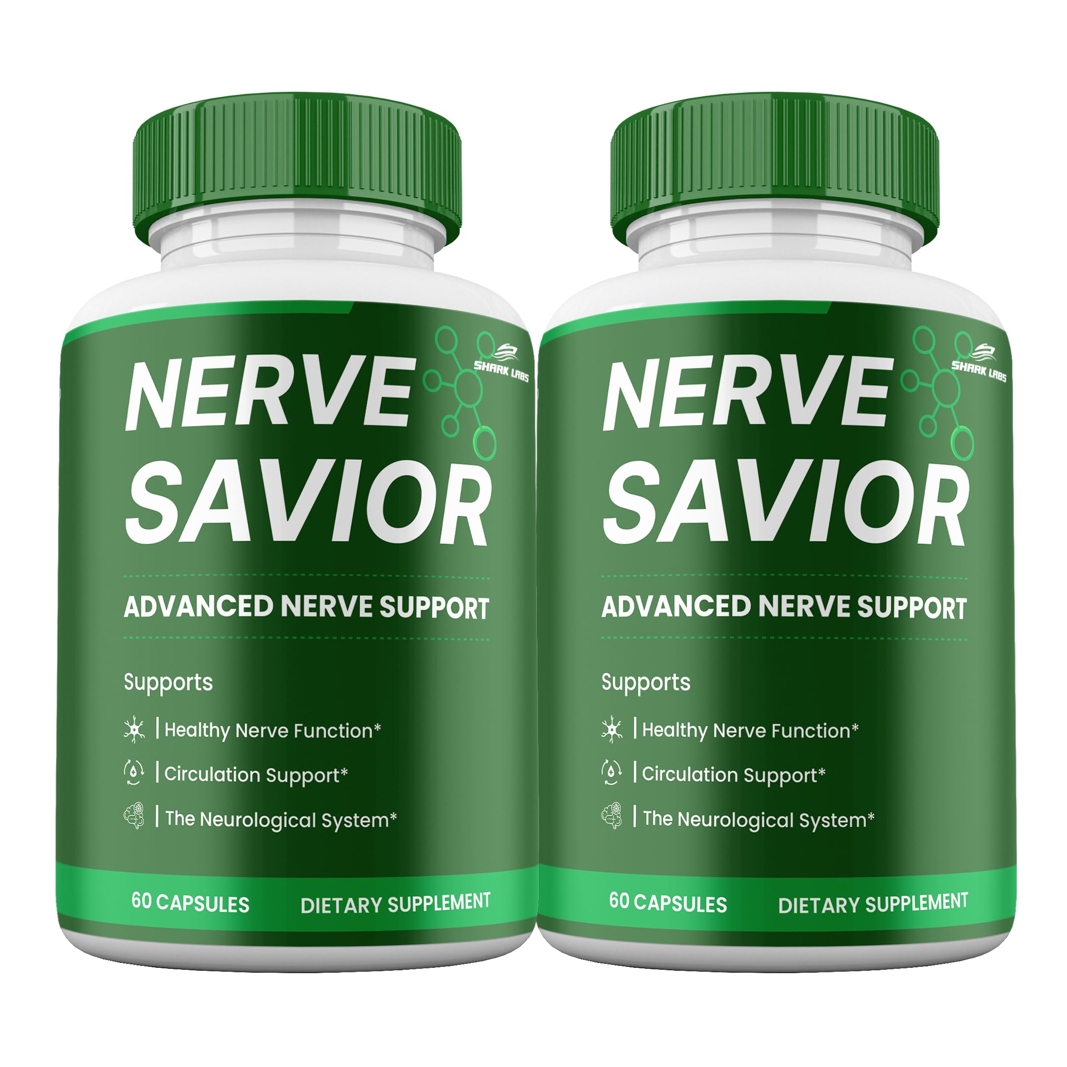 (2 Pack) Nerve Savior Cognitive Capsules, NerveSavior Supplement Pills, Maximum Strength,…