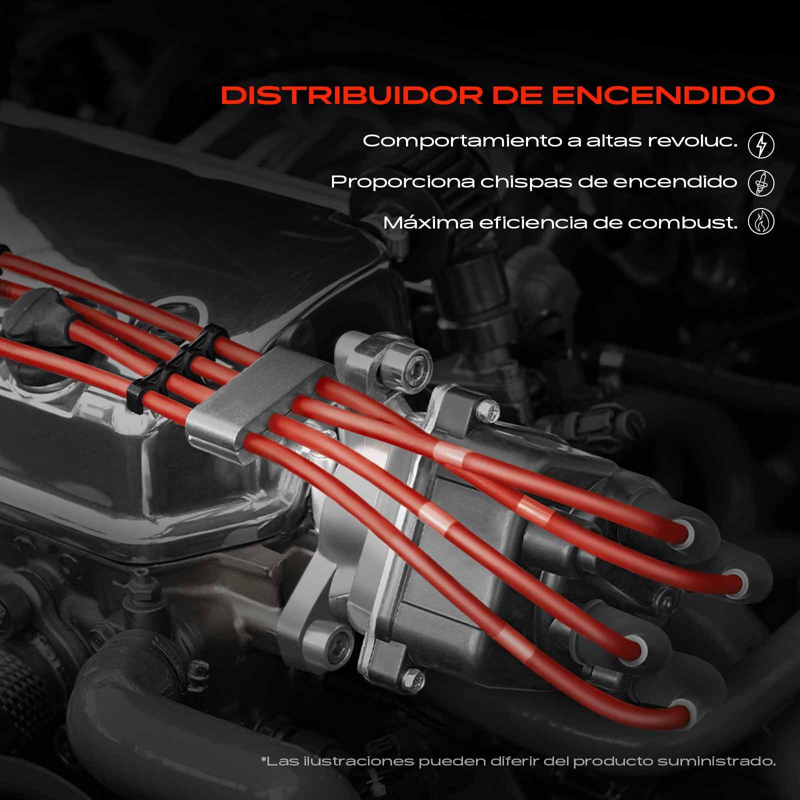 Frankberg Distribuidor de encendido Gasolina Compatible con Golf II 19E 1G1 1.8L Golf II 19E 1G1 1.6L J.e.t.t.a II 165 19E 1G2 1.6L J.e.t.t.a II 165 19E 1G2 1.8L Replace# 027905205S