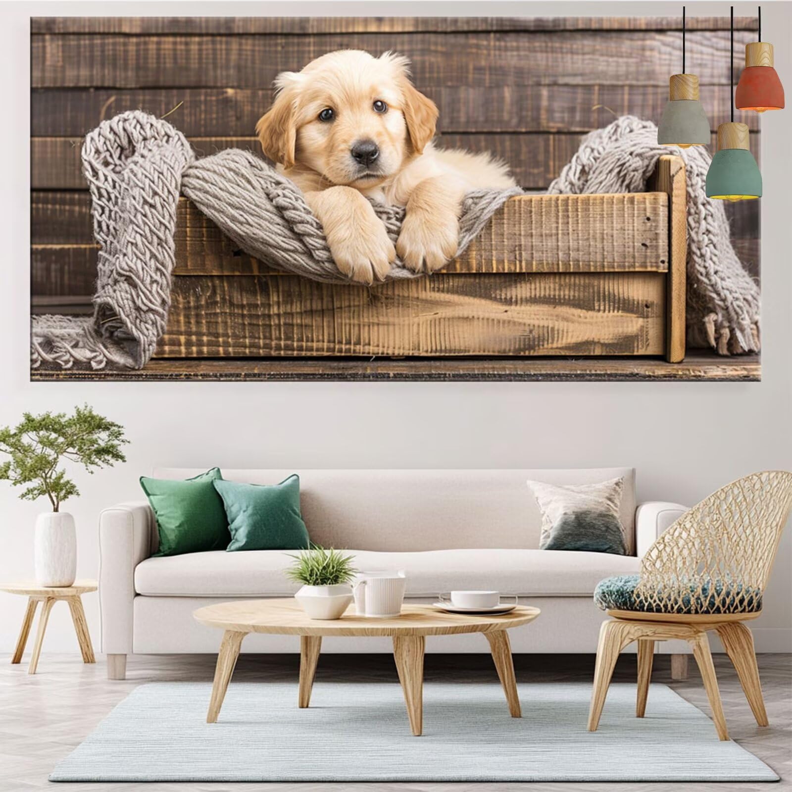 Diamond Painting Hund Diamond Painting Erwachsene Karikatur Bastelset Kinder ab 6 Jahre Mosaikherstellung Kreatives Geschenke für Mädchen Anfänger,Diamant Strass Arts Craft Zimmer Deko 90x180cm Y5-833