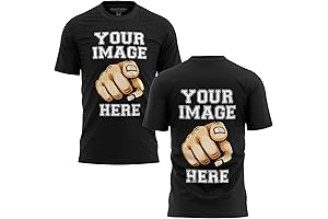 Custom Shirts for Men | Personalized T Shirts with Front & Back Printing