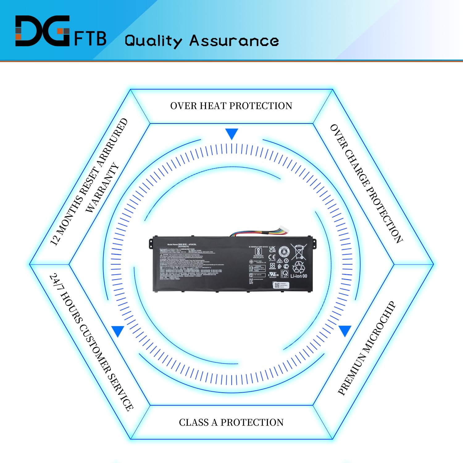 Amazon.com: AP20CBL New Laptop Battery for Acer Aspire 5 A515-45