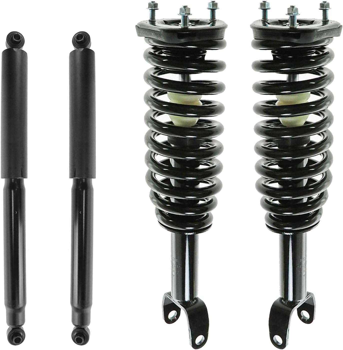 TRQ Front & Rear Strut Assembly Kit for Dodge Dakota & Mitsubishi Raider