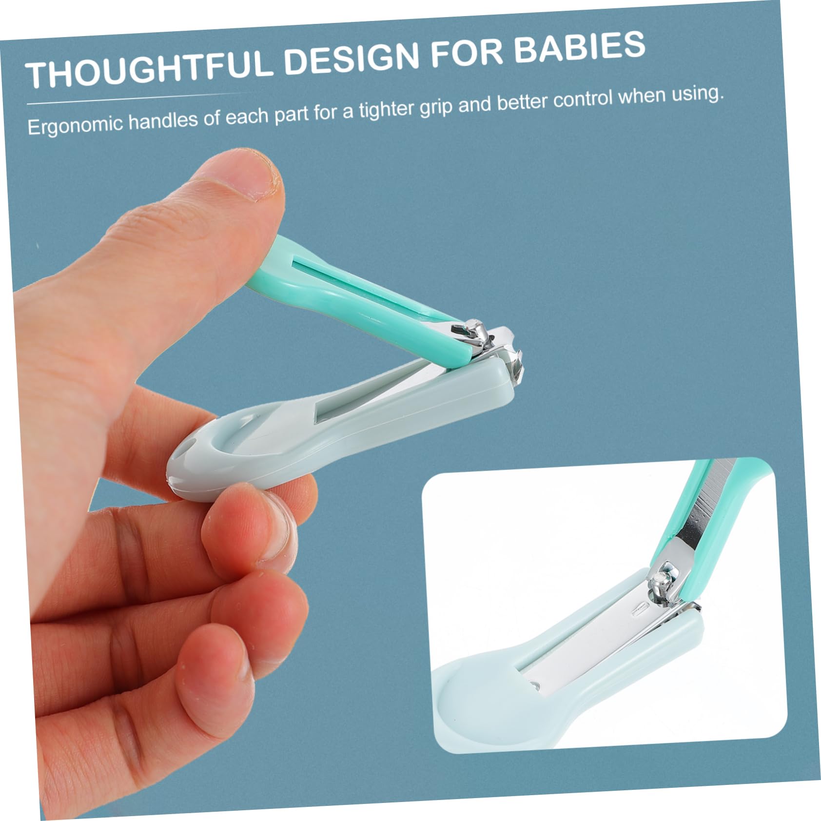 Abaodam 12 Pz set di forbicine per per bambini nail clippers tute per bambini kit per la cura delle del pinzette abito strumento per manicure per bambini AbS