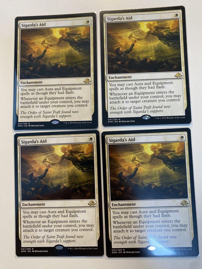 シガルダの助け　英語　4枚セット MtG シガルダの助け 英語4枚 Amazon.co.jp: mtg シガルダの助け
