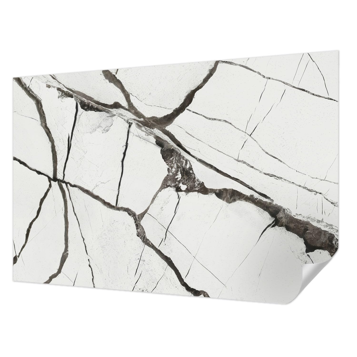 Revêtement mural autocollant pour chambre et salon motif marbre