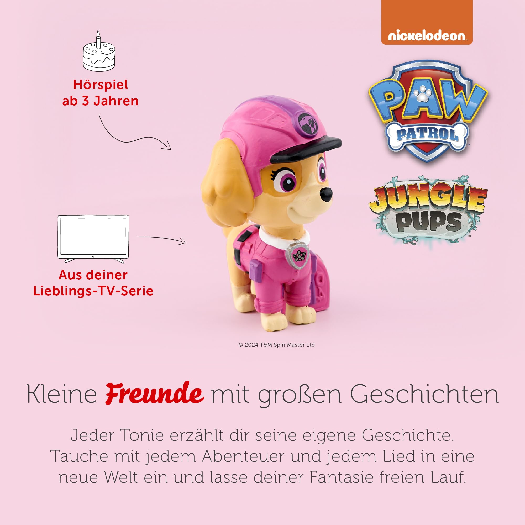 tonies Audiobook Psi Patrol - Jungle Pups Skype - figura słuchowa dla dzieci 3+