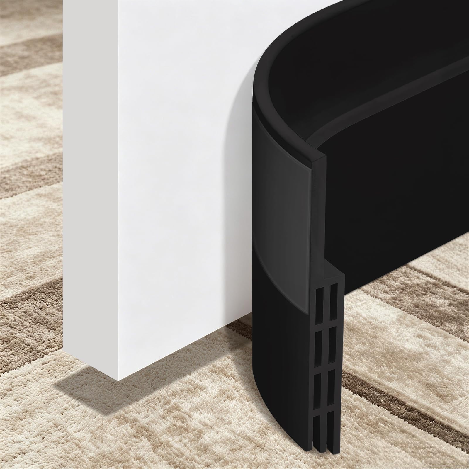 TriXcelent Draft Excluder, Silicone Draught Excluder Door Bottom Sweep Seal
