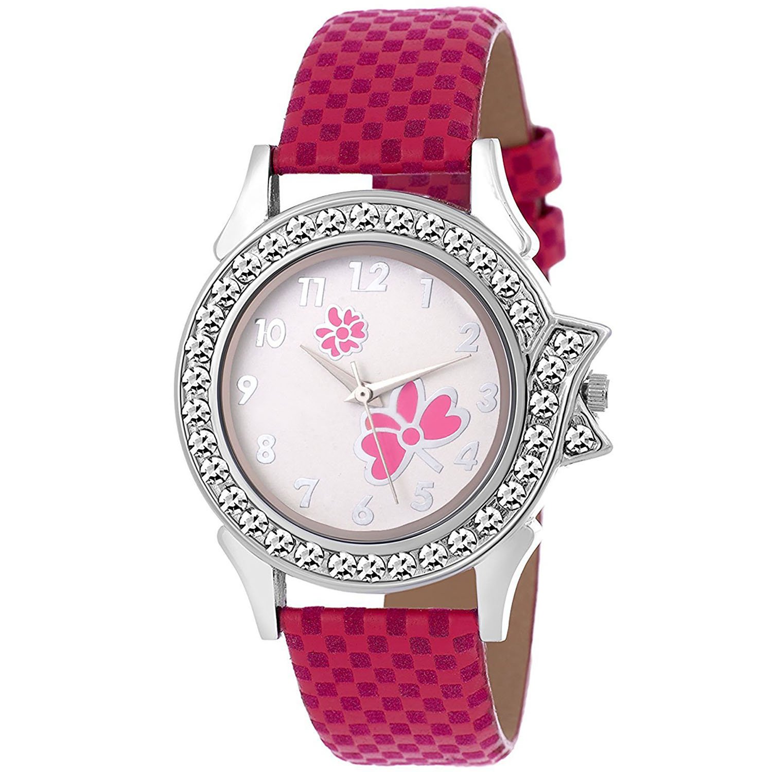 Acnos Leather Premium White Dial Pink Strap Analogue Watch For Women Pack Of 1 (315-Pink), Pink Band (B07MDH8BCW) Amazon Price History, Amazon Price Tracker