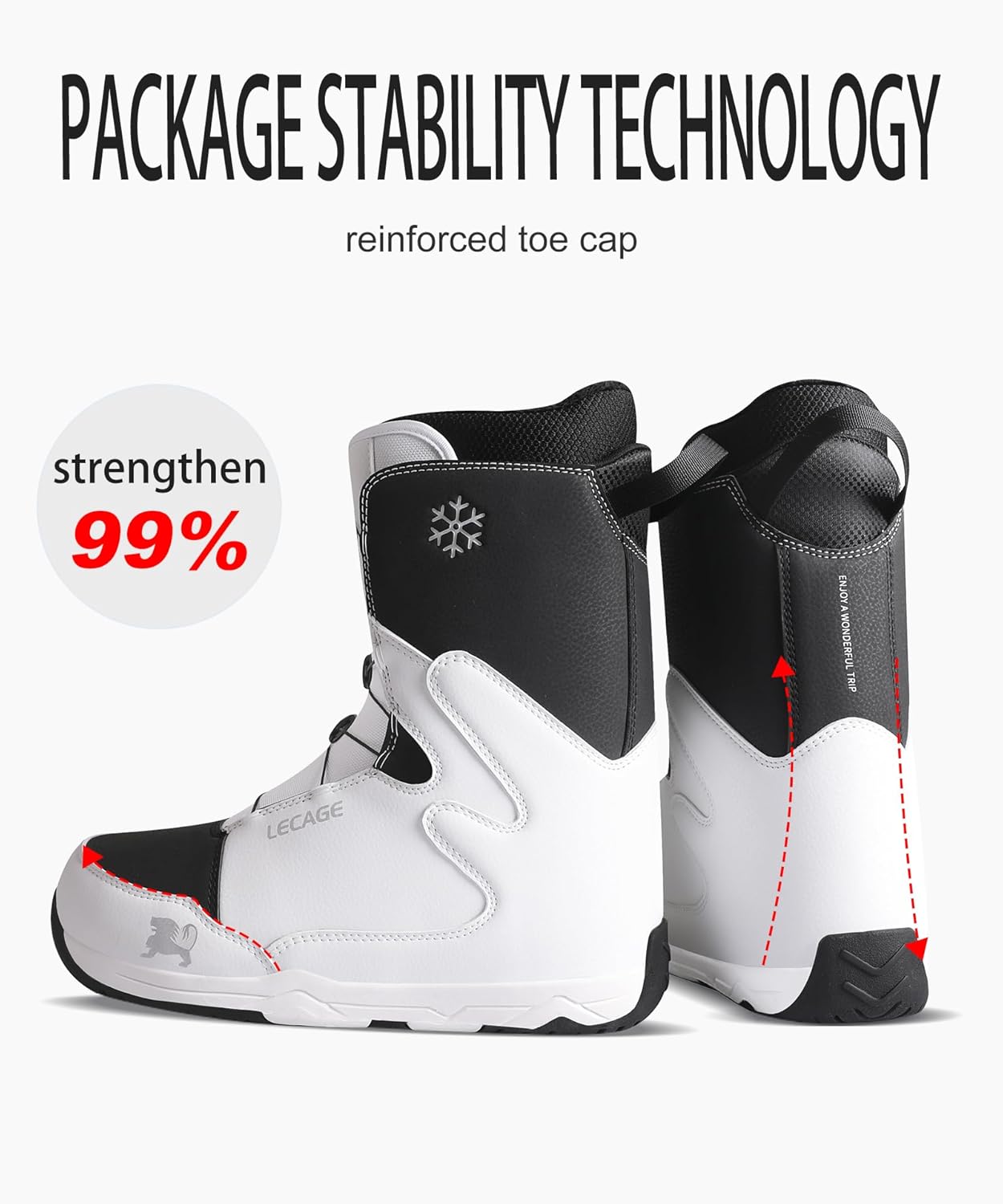 LECAGE PRO オールマウンテン スノーボードブーツ FITGO クイック