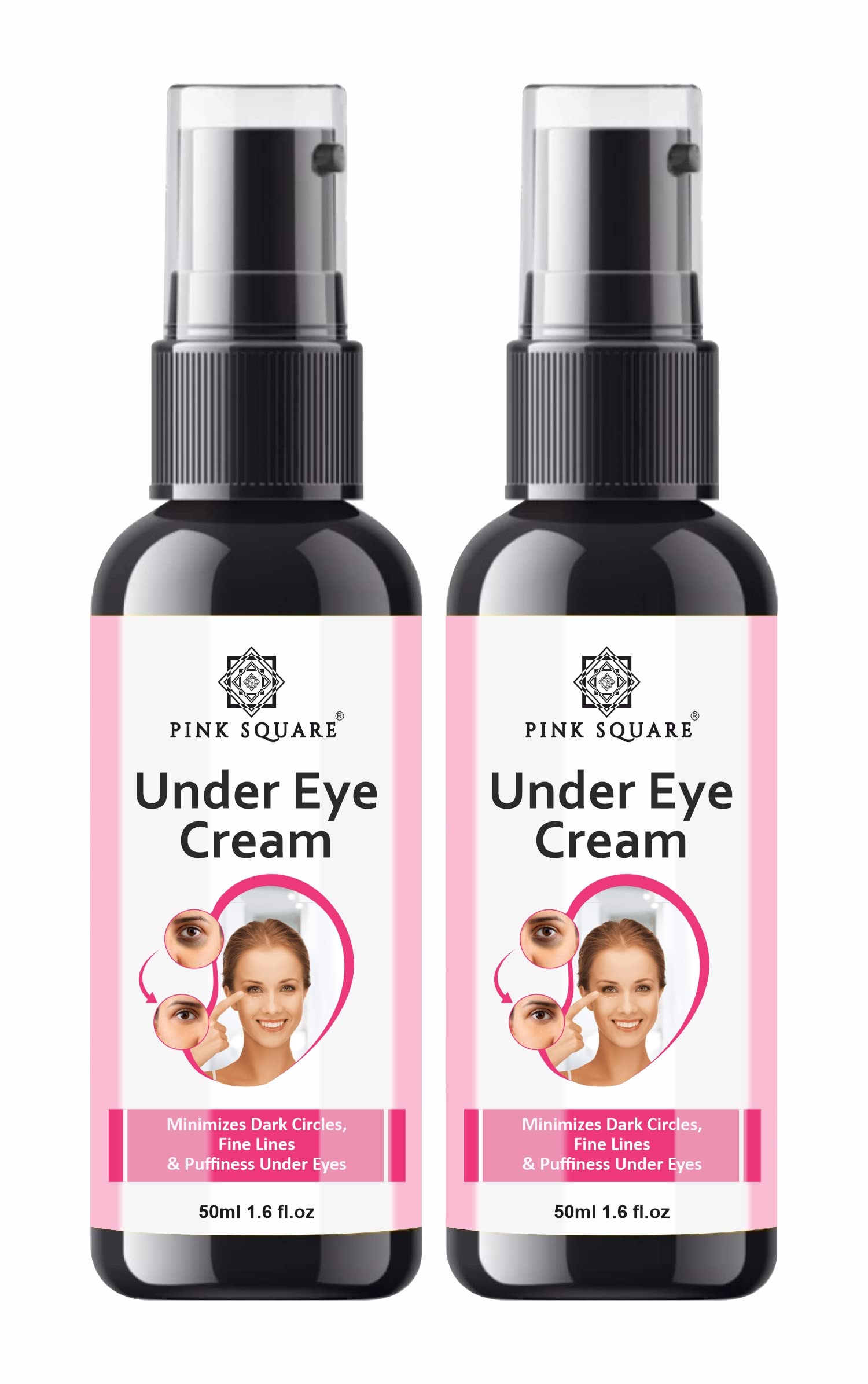 Nourishing Under Eye Cream for Dark Circles, Eye Puffiness, Fine Lines & Wrinkles with Green Tea & Carrot Seed -For Men & Women Pack of 2 of 50ML-image-31