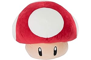 Club Mocchi- Mocchi- Nintendo Super Mario Plush - Mushroom Plushie - Collectible...