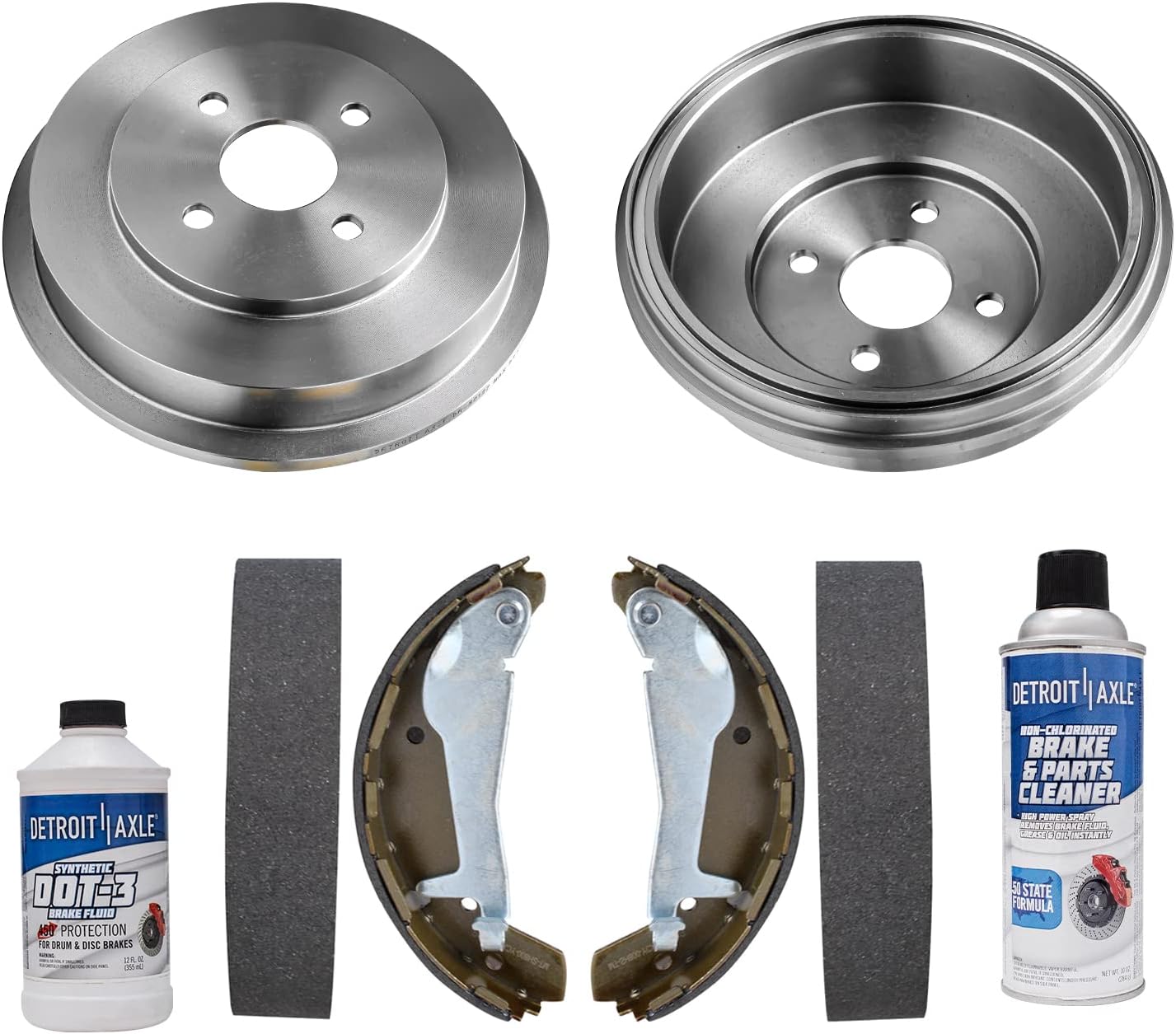 Detroit Axle Rear Brake Kit for 20092010 Chevy Cobalt Pontiac G5 [4Lug] Brake