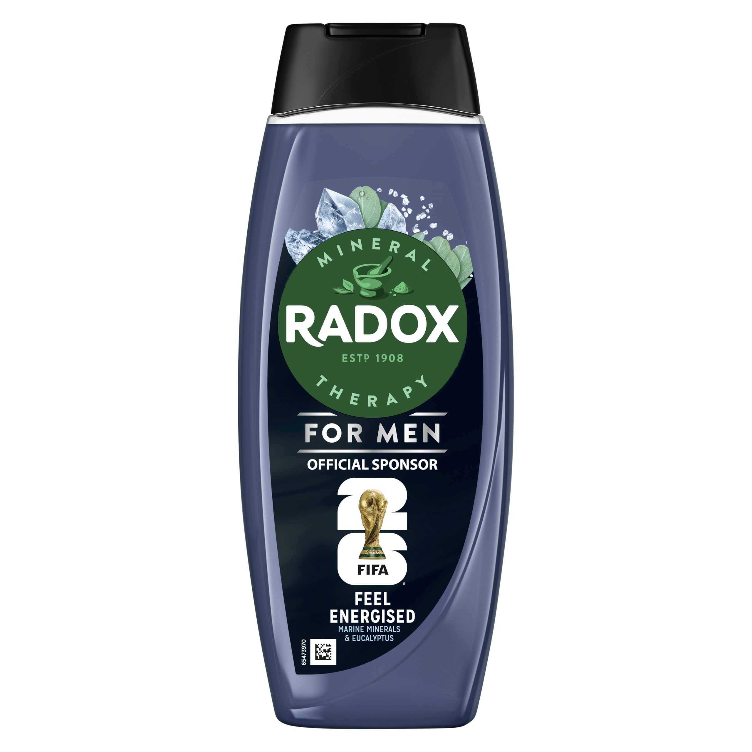 Radox Feel Energised Shower Gel For Men 2-In-1 450 Ml