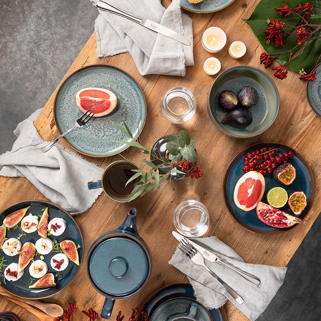 like. by Villeroy & Boch – Crafted Breeze mlecznik, dzbanuszek porcelanowy szaroniebieski, pojemność 200 ml