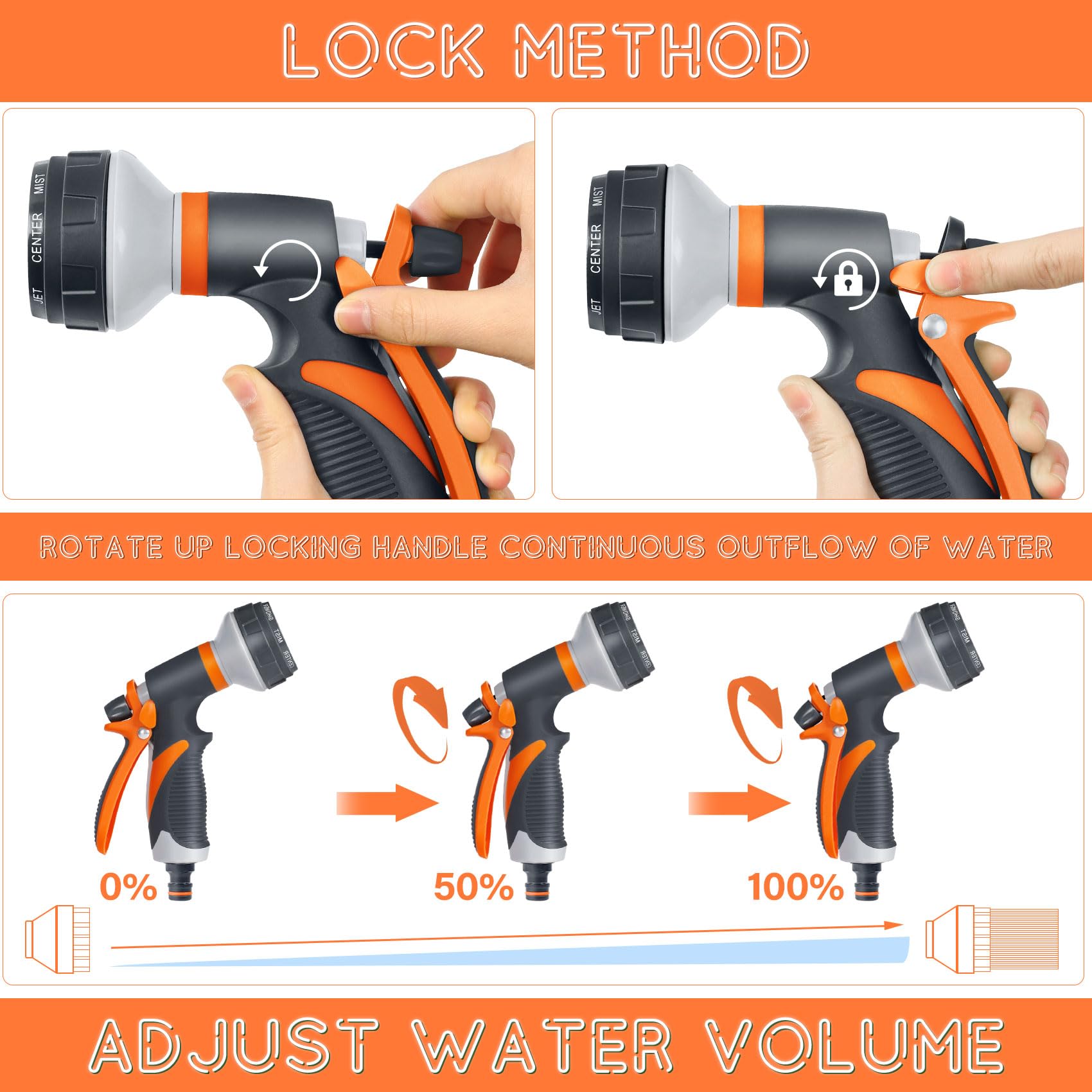 Jardin D'arrosage à La Main En Plastique De Pulvérisation De 4 Pièces 1/2 '' Embout Du Tuyau De Raccordement Ensemble 50877123