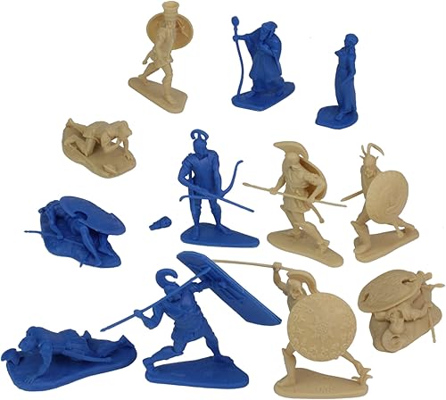 Miniatura 7 de LOD Figuras de héroe de plástico de Trojan WAR 12 - Helen of Troy Paris Aquiles Odysseus