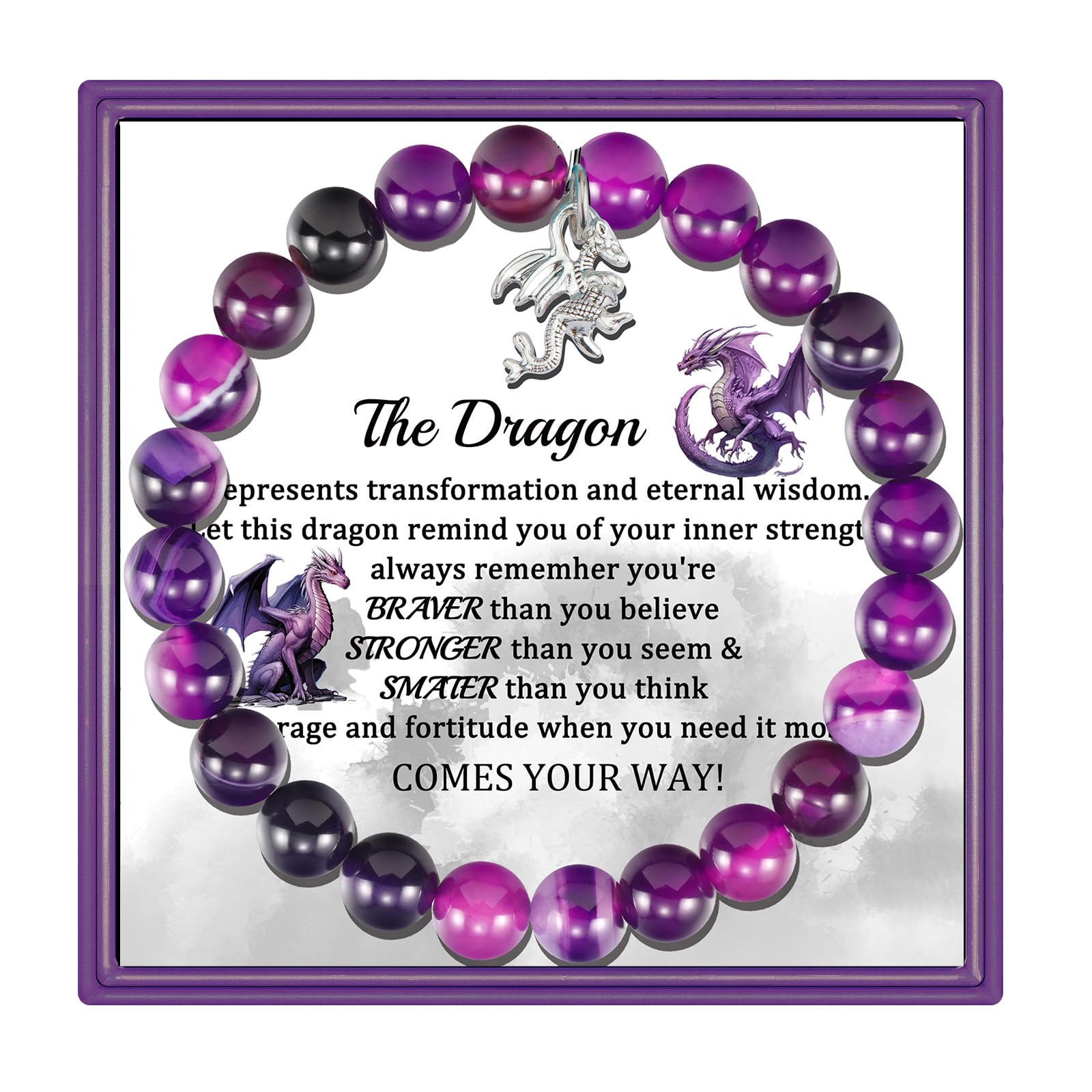 Dragon Lover Gift Dragon Spirit Animal Gift Dragon Charm Jewelry Dragon Bracelet Jewelry Inspiration Gift for Friend