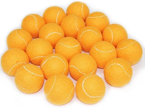 Miniatura 8 de URBEST Pelota de tenis avanzada, paquete de 20 unidades, pelotas de tenis de entrenamiento para jugadores novatos, pelotas de juego para perros y