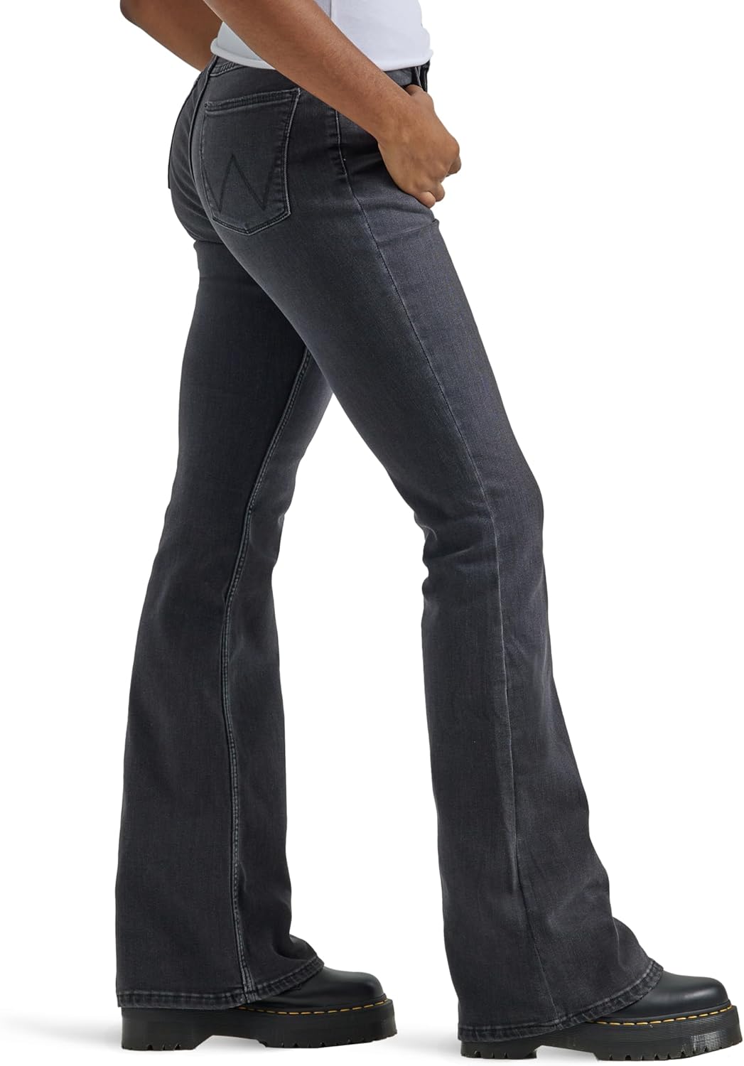 Wrangler Womens Women’s High Waisted Fierce Flare Jean