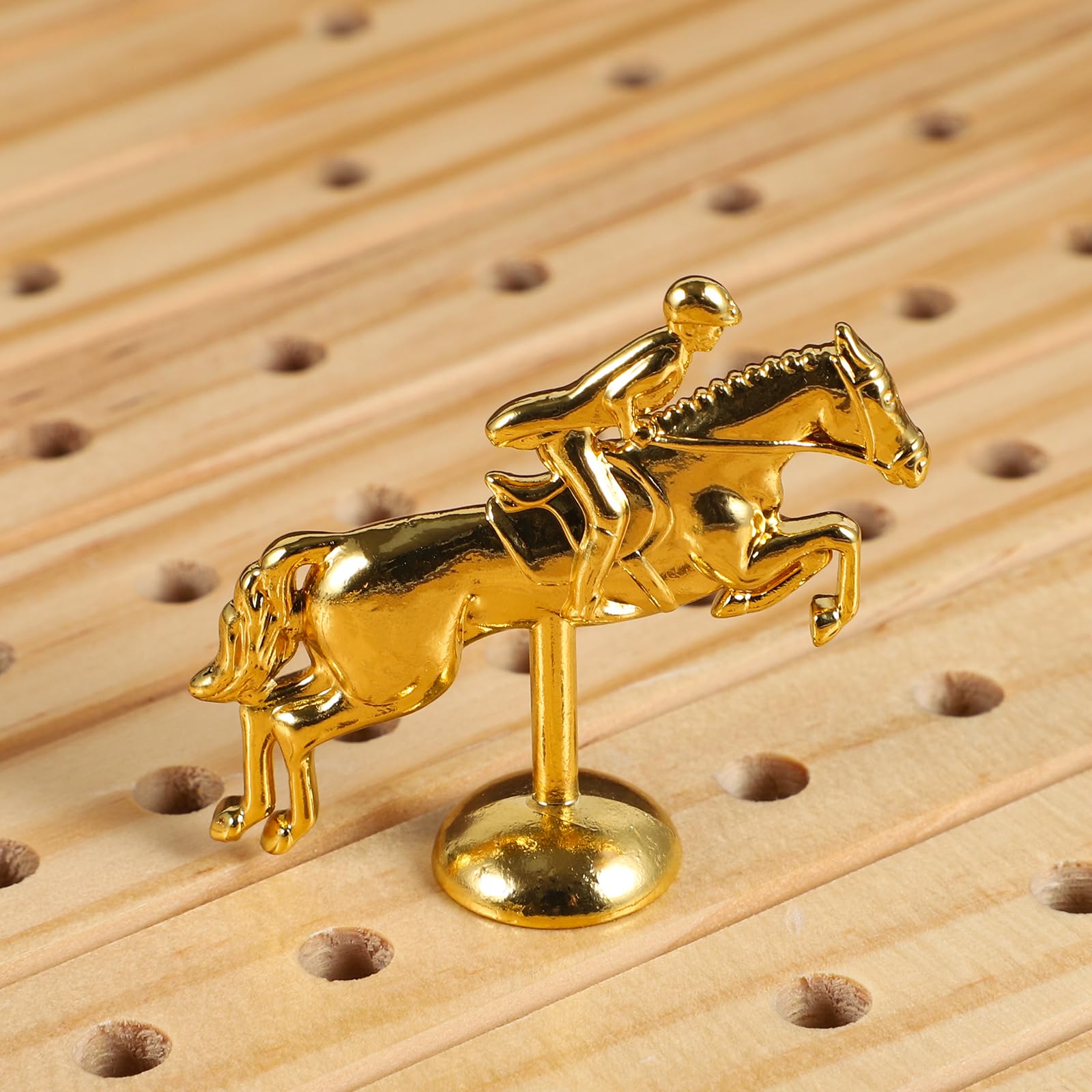 11 Metal Horse Pegs For Racing Board Game - Gold, Rose Gold, Silver Horse Tokens, Game Piece Upgrades (Set Of 11) - View #7