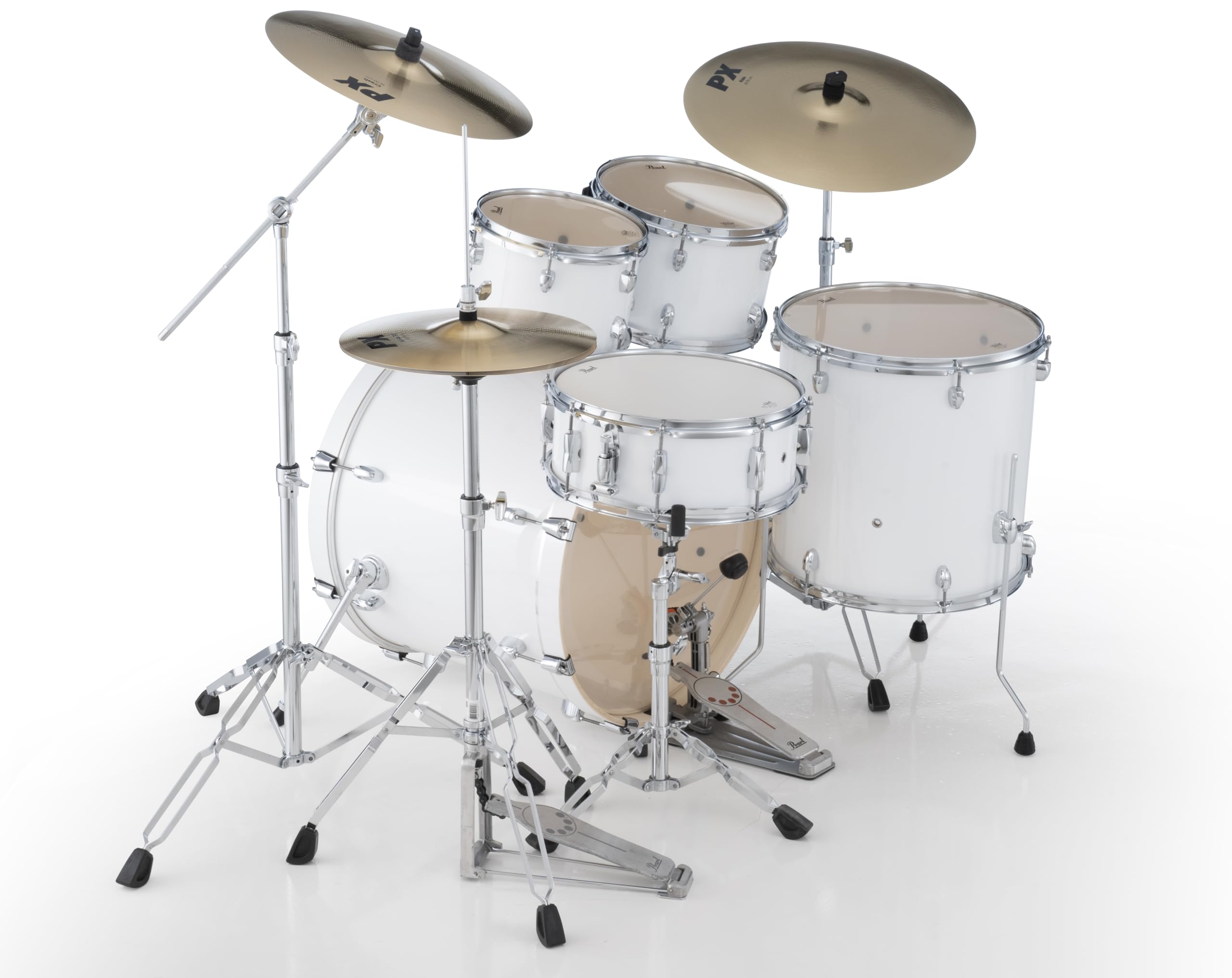Amazon.com: Pearl Export 5 Piece Drum Set Pure White - Hardware