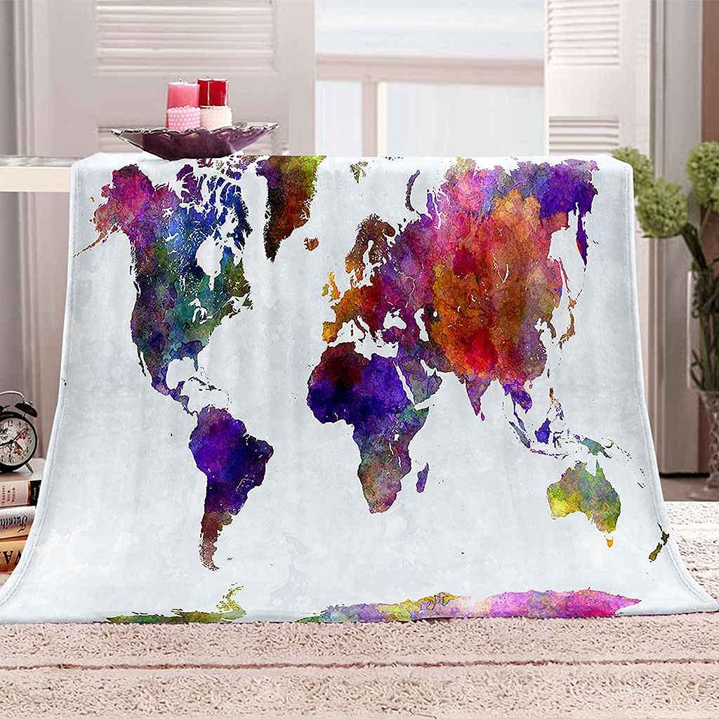 Couverture polaire flanelle anti-froid et légère entretien facile machine