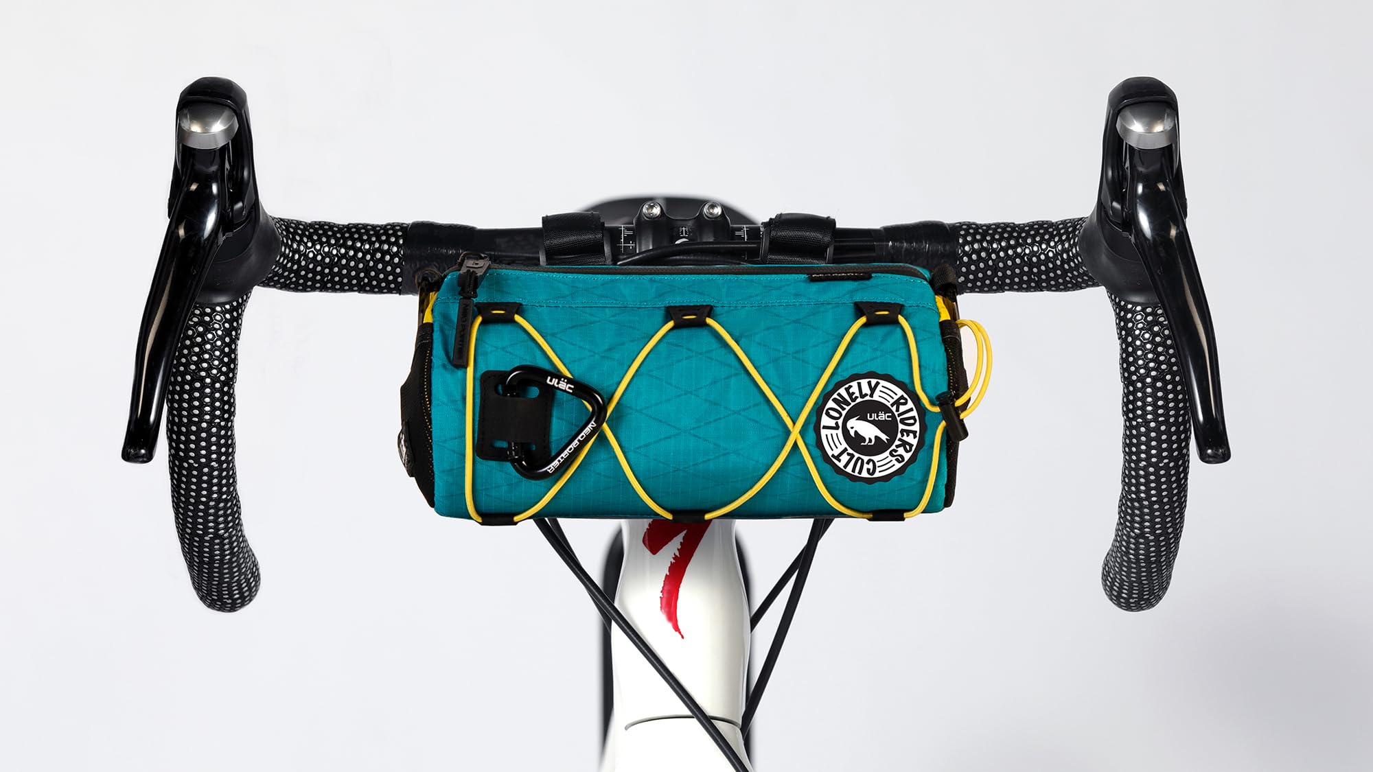 ULAC Borsa Manubrio Bici con Tracolla Borsa Impermeabile Nylon 1,7L 23x11x11 cm Accessori Bici MTB E-Bike Complementi Cestino Porta Attrezzi