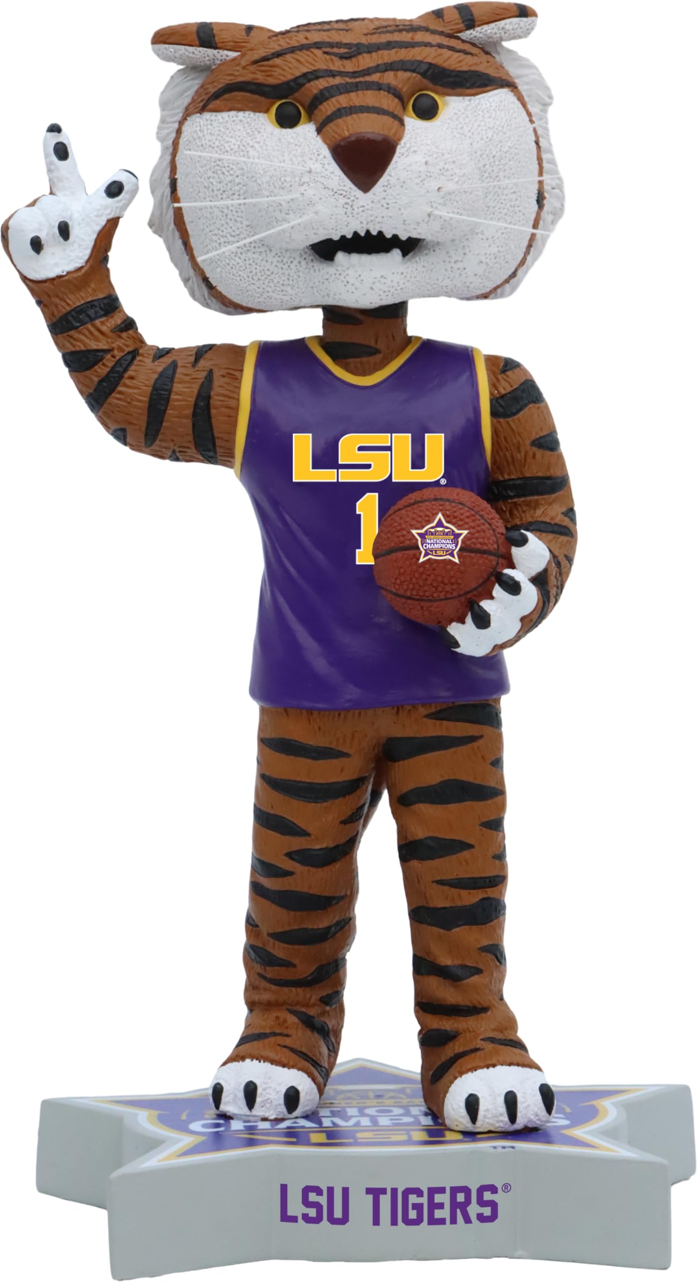 Mike The Tiger LSU Tigers 2023 Women's Basketball National Champions Bobblehead