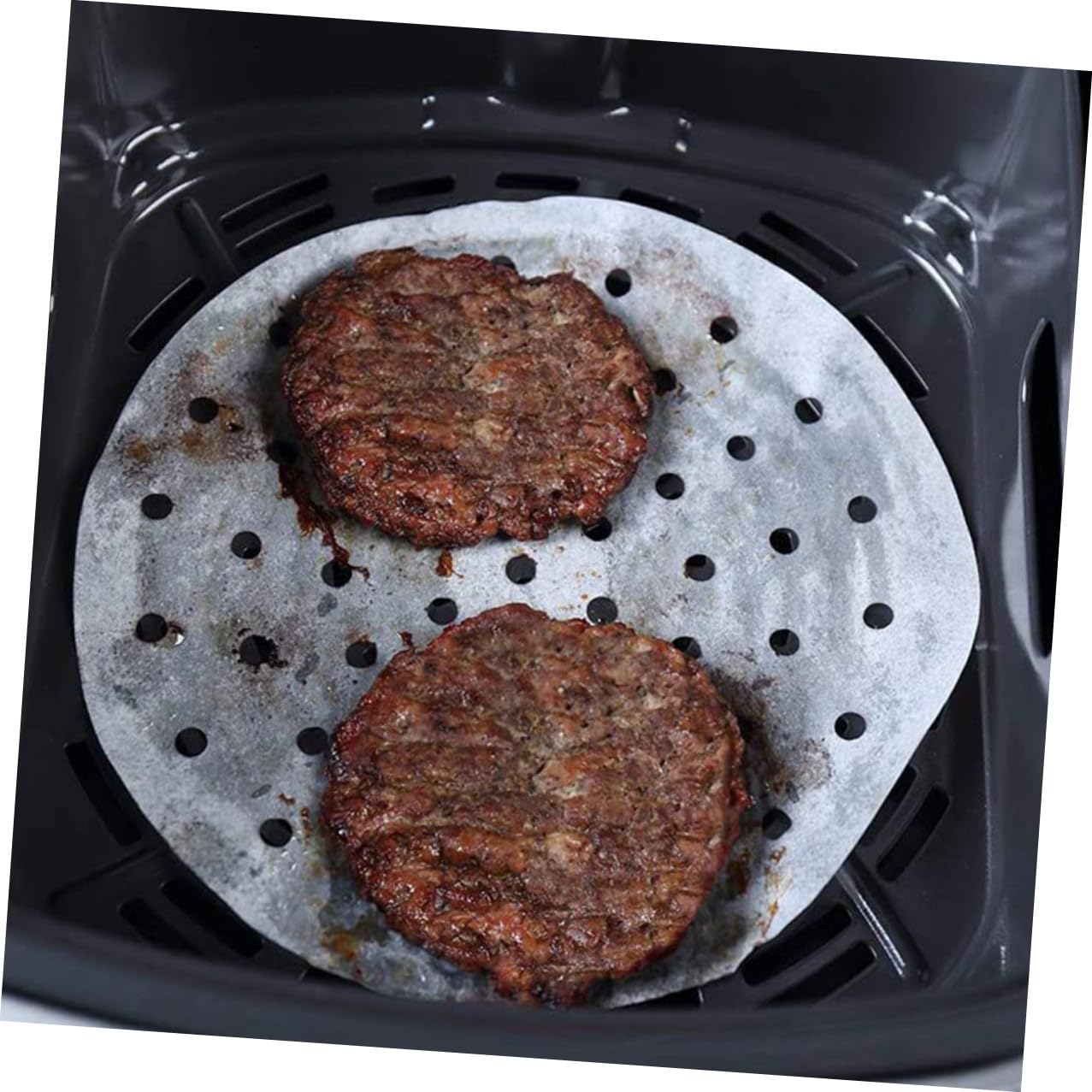 Carta di Aria ad Bianca Forno Rotonda da e Friggitrice Antiaderenti 200 Pezzi Cottura e Forno Pratica e Resistente la Preparazione Snack