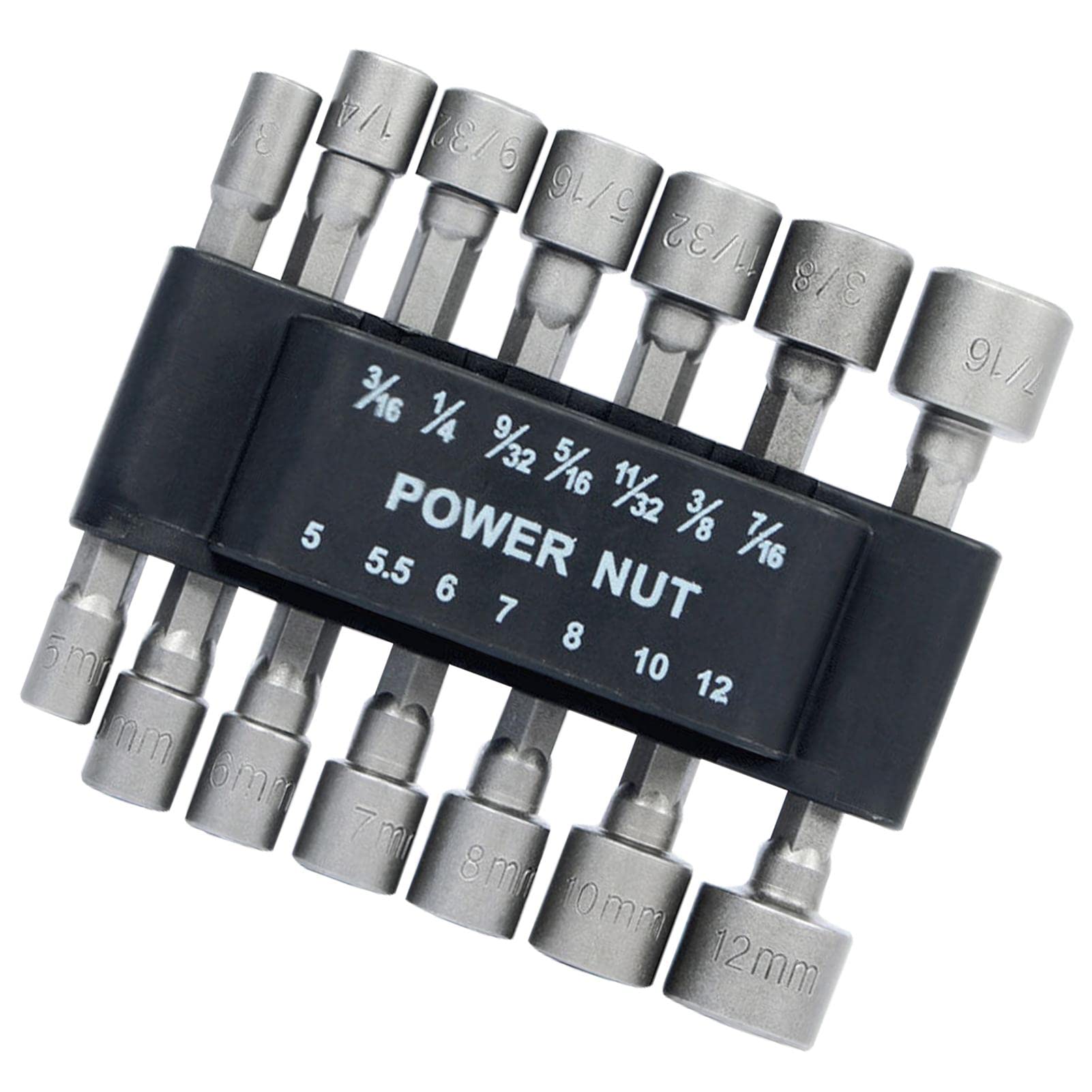 Amazon.co.jp: 六角ナットソケットセット |  ナットドライバードリルビットセットソケットビットアダプター,1/4''ドライバー六角レンチ、パワーナットドライバードリルビットツールセットメトリックソケットレンチネジ  Keibika : DIY・工具・ガーデン ツールキット メカニック用 万能レンチ 六角ナット ドライバー ドリル ビット ソケット ドライバー レンチ セット 電動ドライバー