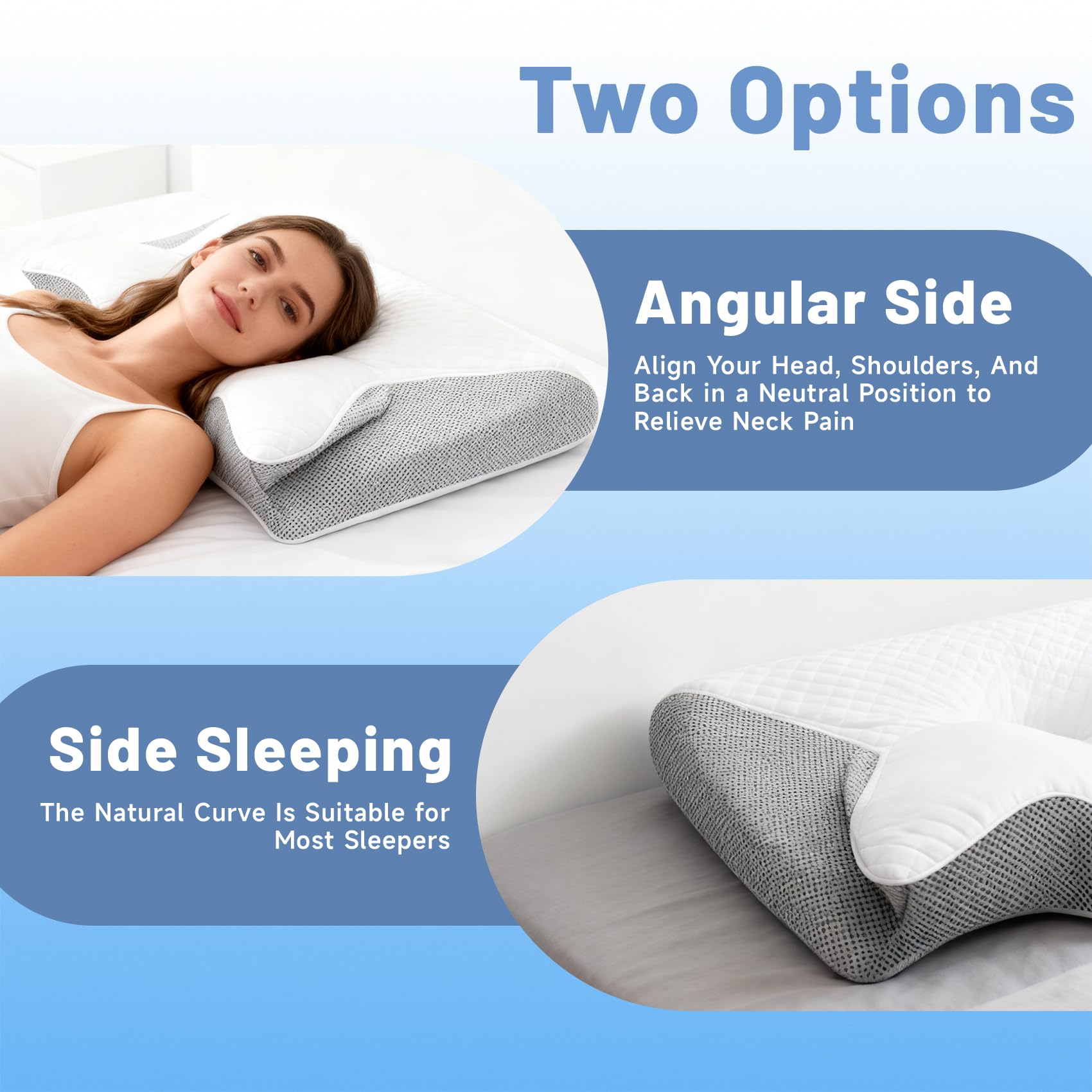 Amazon.com: Ergo Z Pillow, Breathable 100% Memory Foam Pillows