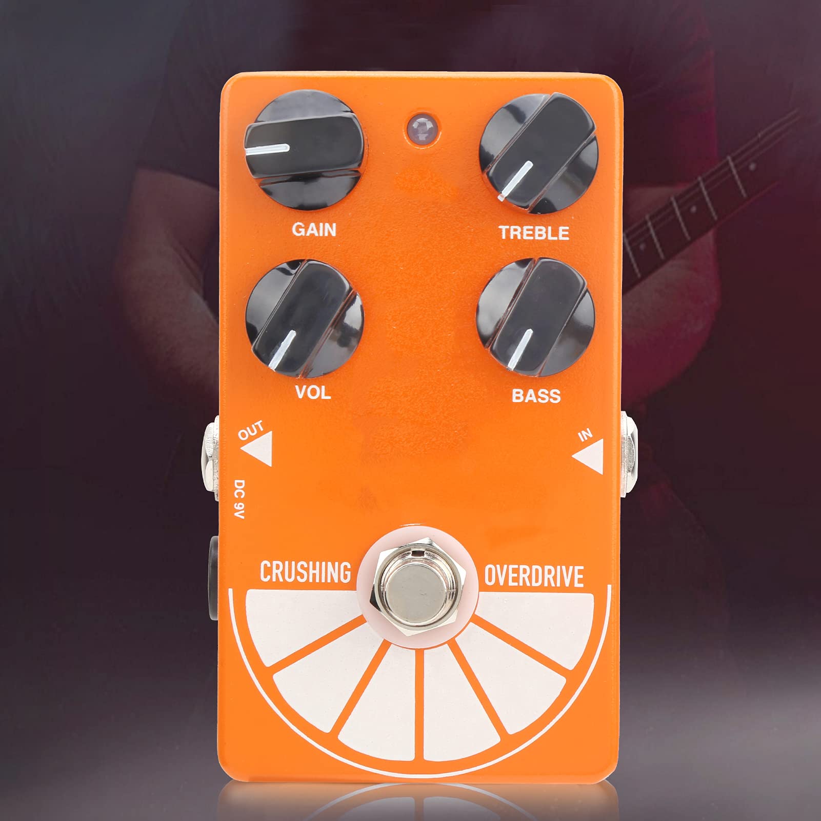 Pedał przesterowania gitary elektrycznej True Bypass Effect Duża pomarańcza do akcesoriów do instrumentów muzycznych
