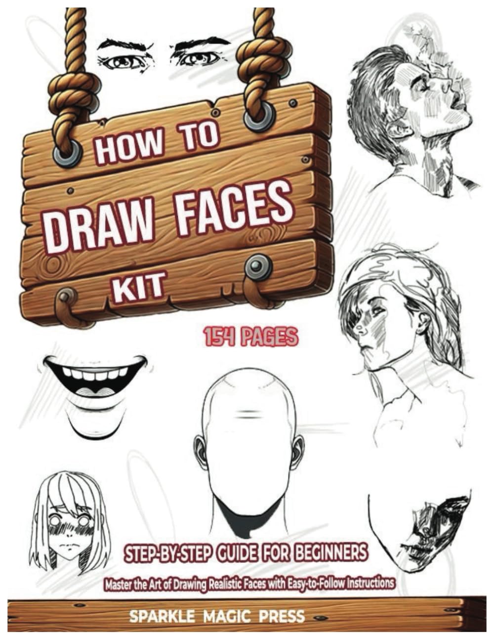How to Draw Faces Kit: Step-by-Step Guide for Beginners: Master the Art of Drawing Realistic Faces with Easy-to-Follow Instructions