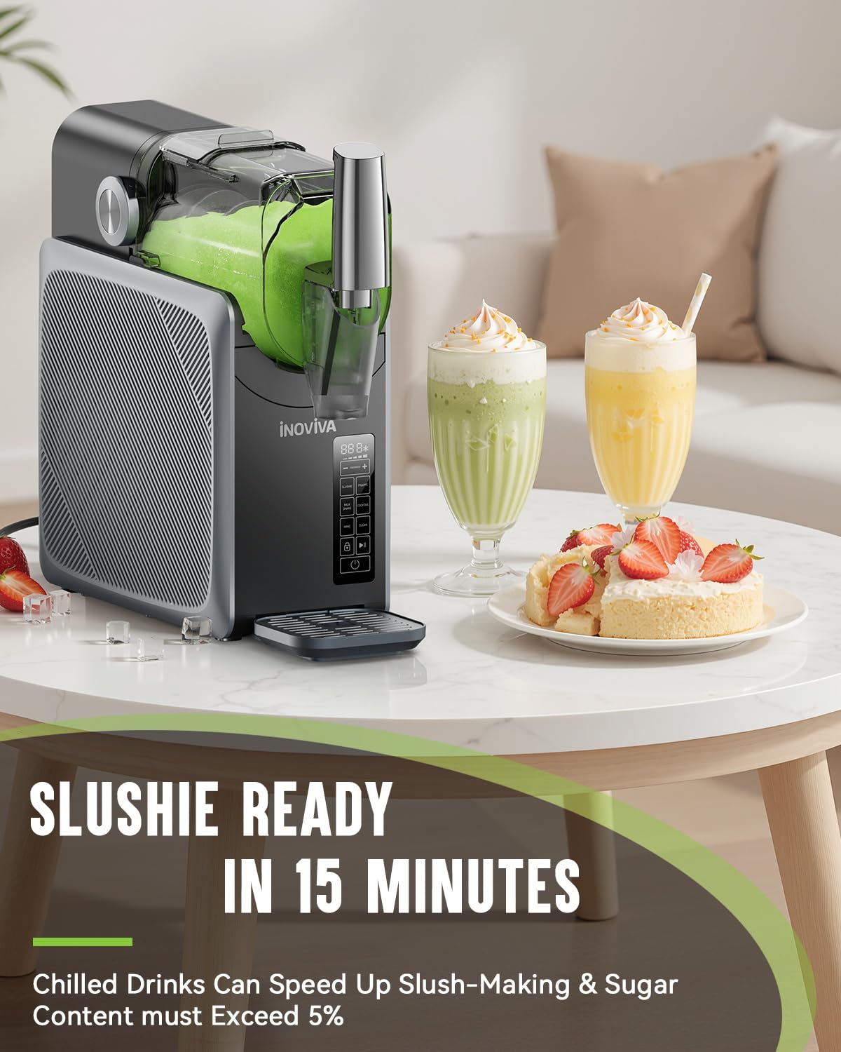 INOVIVA Machine à slushie 1,927,8 g