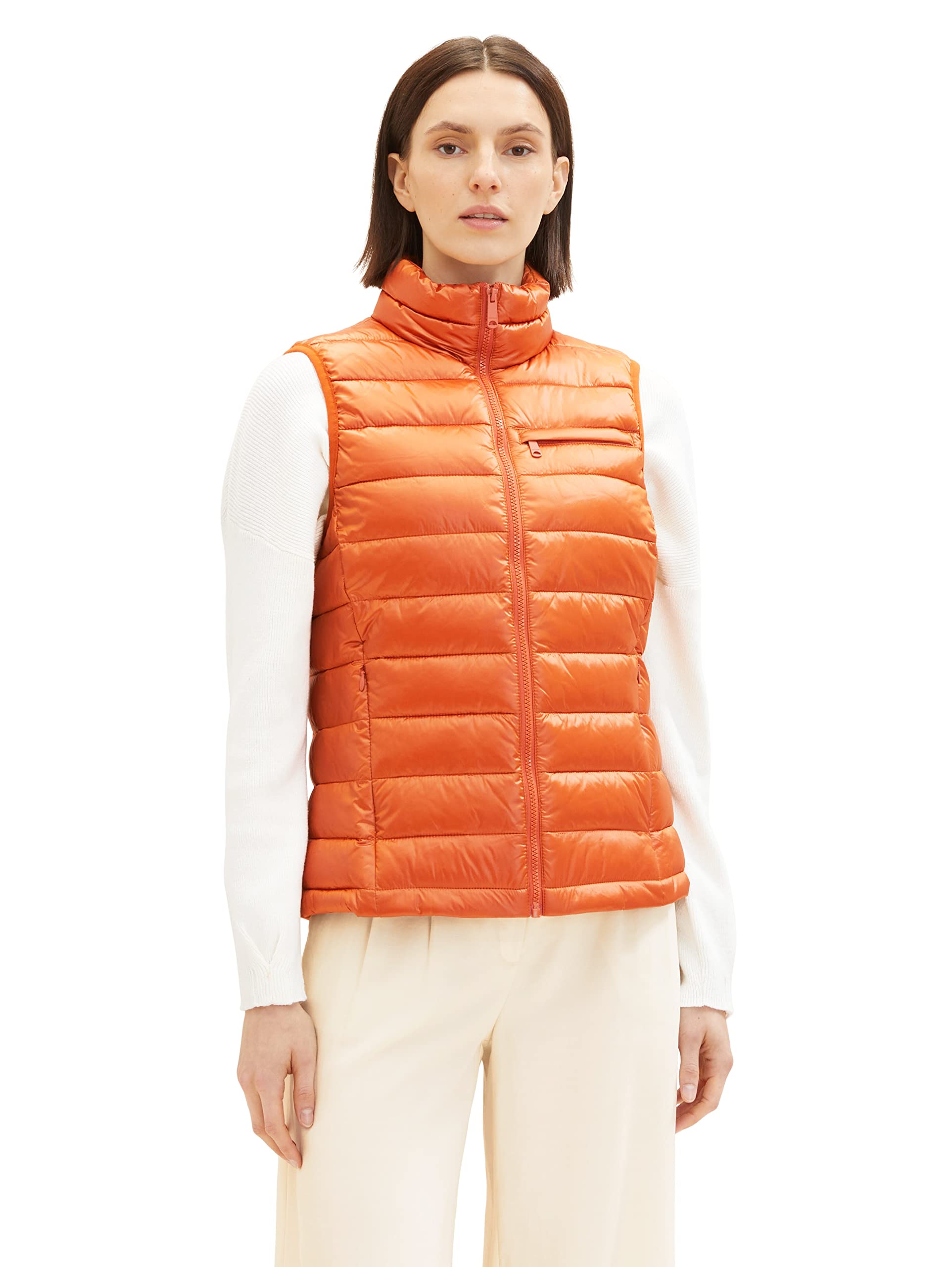 TOM TAILOR Chaleco Acolchado Ligero Chaleco acolchado ligero Mujer (Pack de 1)