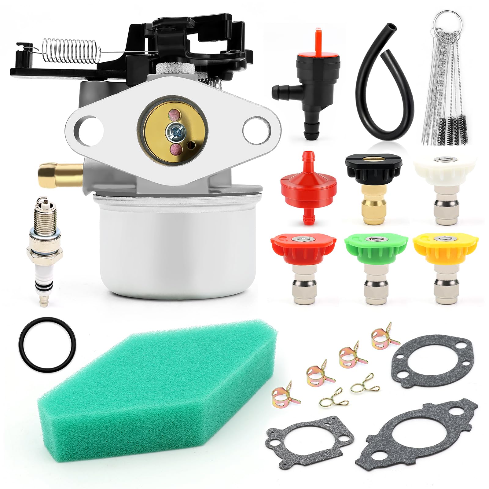 Carburetor Air Filter Shut Off Valve Gaskets For Troy Bilt 2700PSI 2800PSI 2900PSI 3000PSI 7.75hp 8.75hp 8.5hp For Briggs & Straton 190cc 850ex 875exi