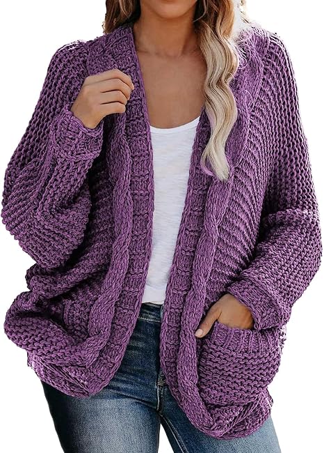 Front Cardigan Sweater Lightweight 