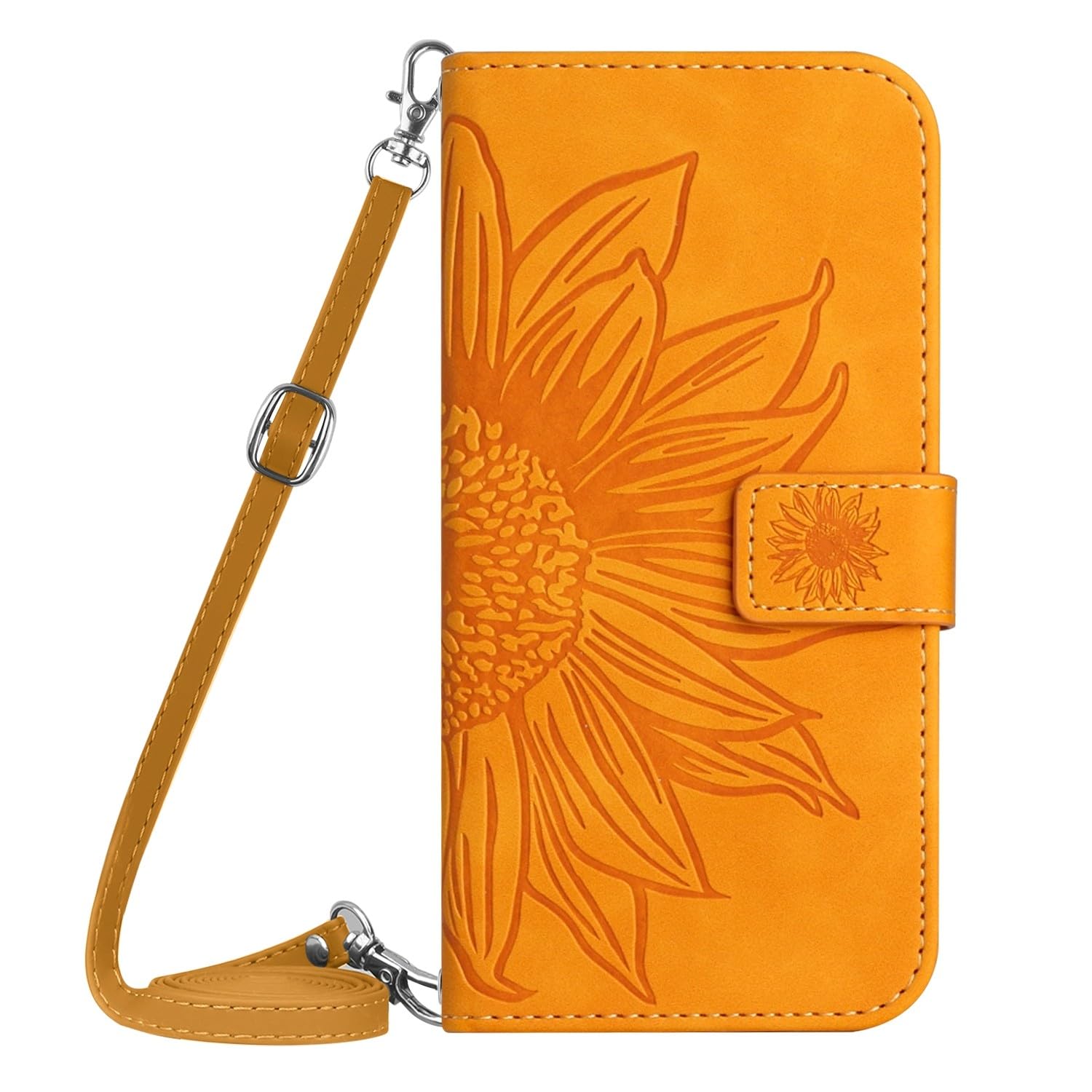 Étui portefeuille iPhone 17 Pro Max jaune anti choc et rayure - 6