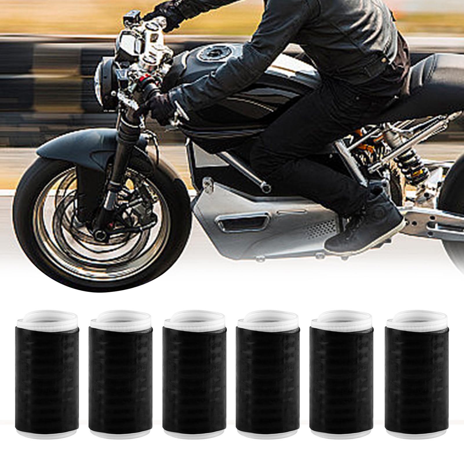 6pcs Motorcycle Shifter Shoe Protector,Gear Shift Cover,Quick-Fit Universal Boots Protector for Motorbike Footwear Shoes,Non-Slip Rubber Cover,para Motos Accessories for Men Women