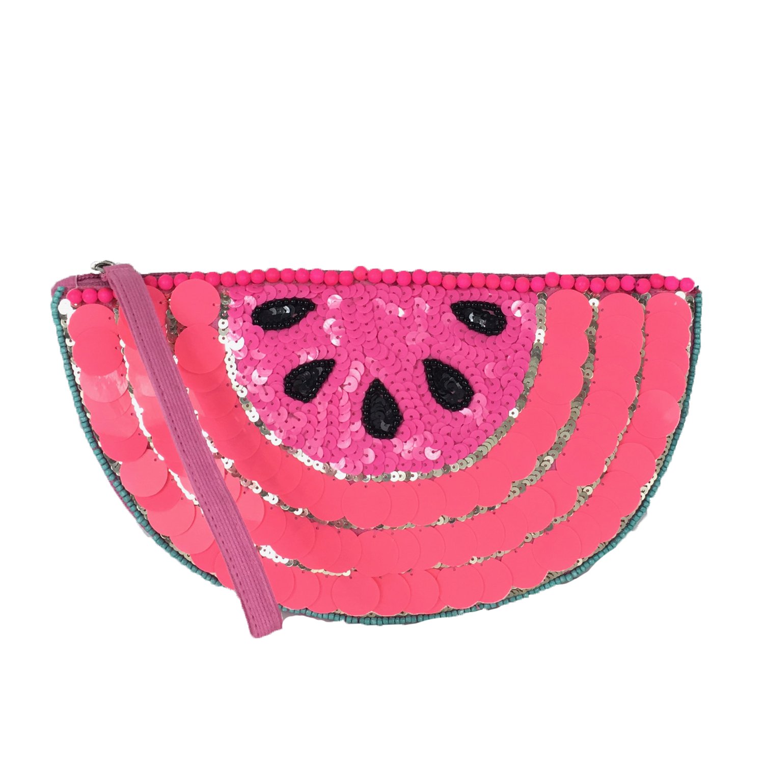New Look Armband Wassermelone Pailletten Pink Multi