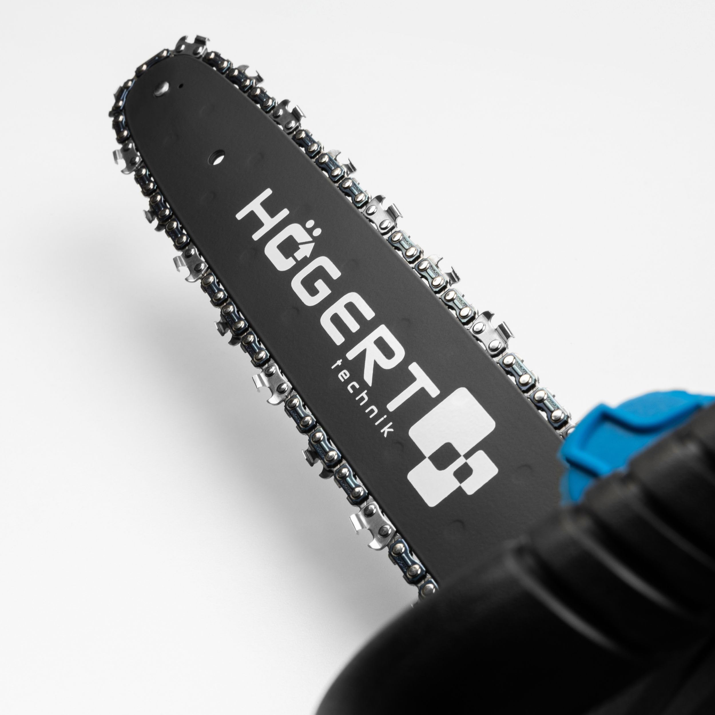 HÖGERT TECHNIK Motosierra a Batería 2x18V OneAccuSystem, motor sin escobillas, motosierra inalámbrica de 14 pulgadas, motosierra eléctrica para madera, leña y trabajos de jardín, sin batería