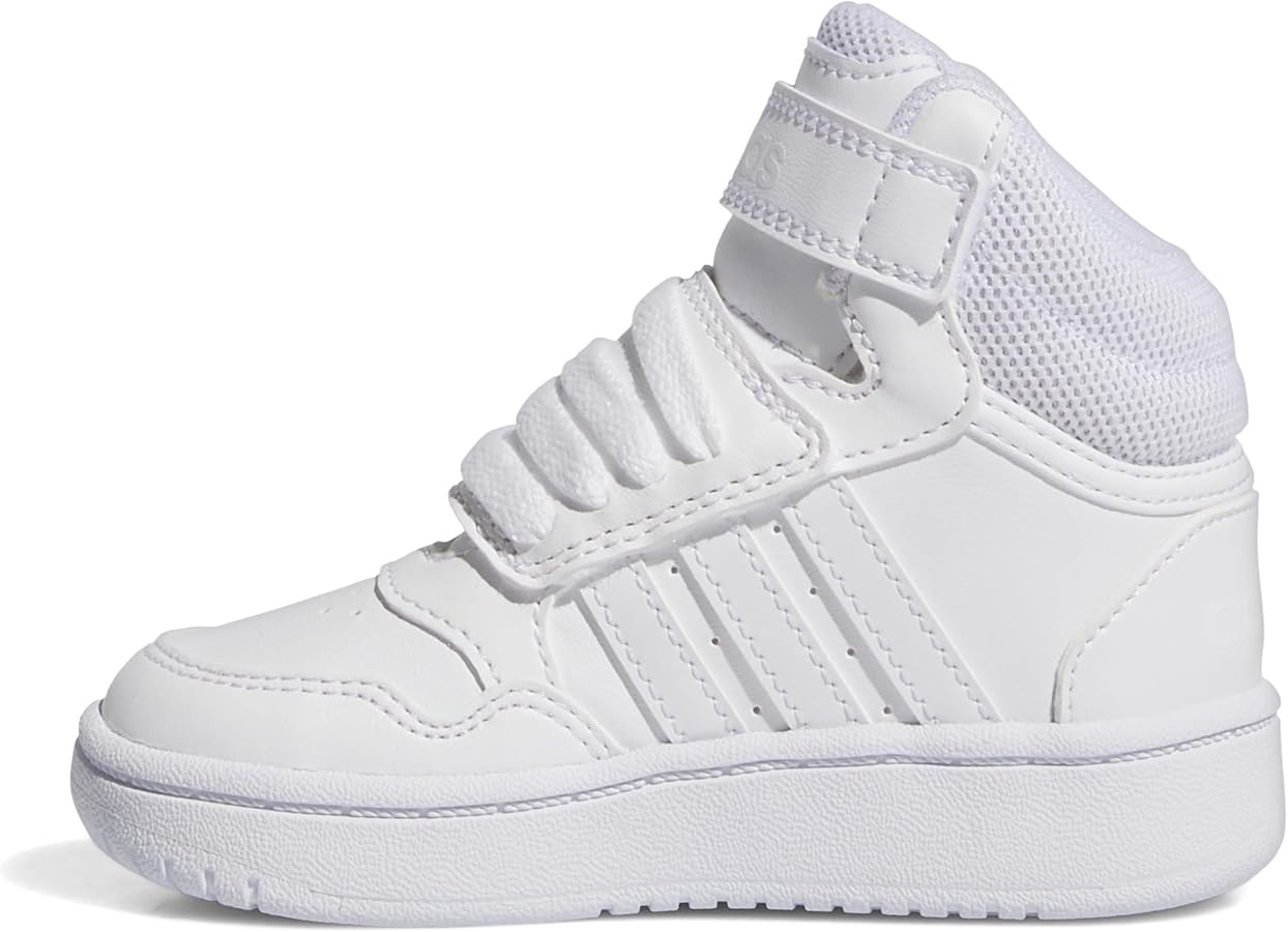 Amazon.com | adidas Unisex-Baby Hoops 3.0, White/White/White,8