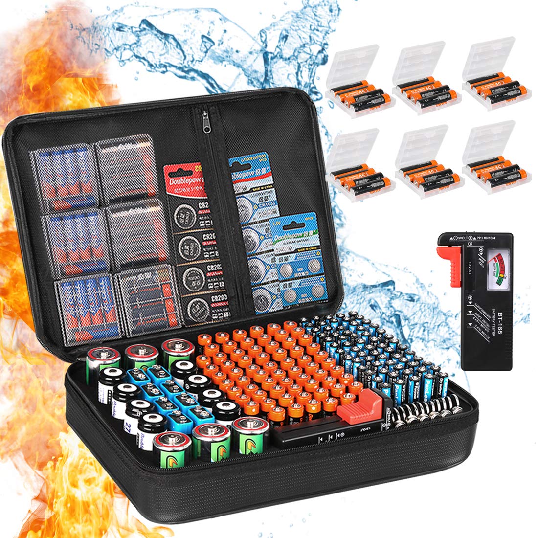 Buy Battery Organizer Storage Box, Fireproof Waterproof Explosionproof
