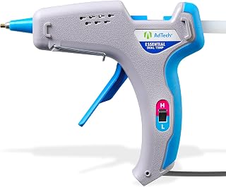 Essential Dual-Temp Hot Glue Gun | High & Low Temp for Crafting, DIY & Repairs | Ergonomic Design, 5-Foot Cord & Built-in Stand | Bonds Wood, Fabric, Metal & More