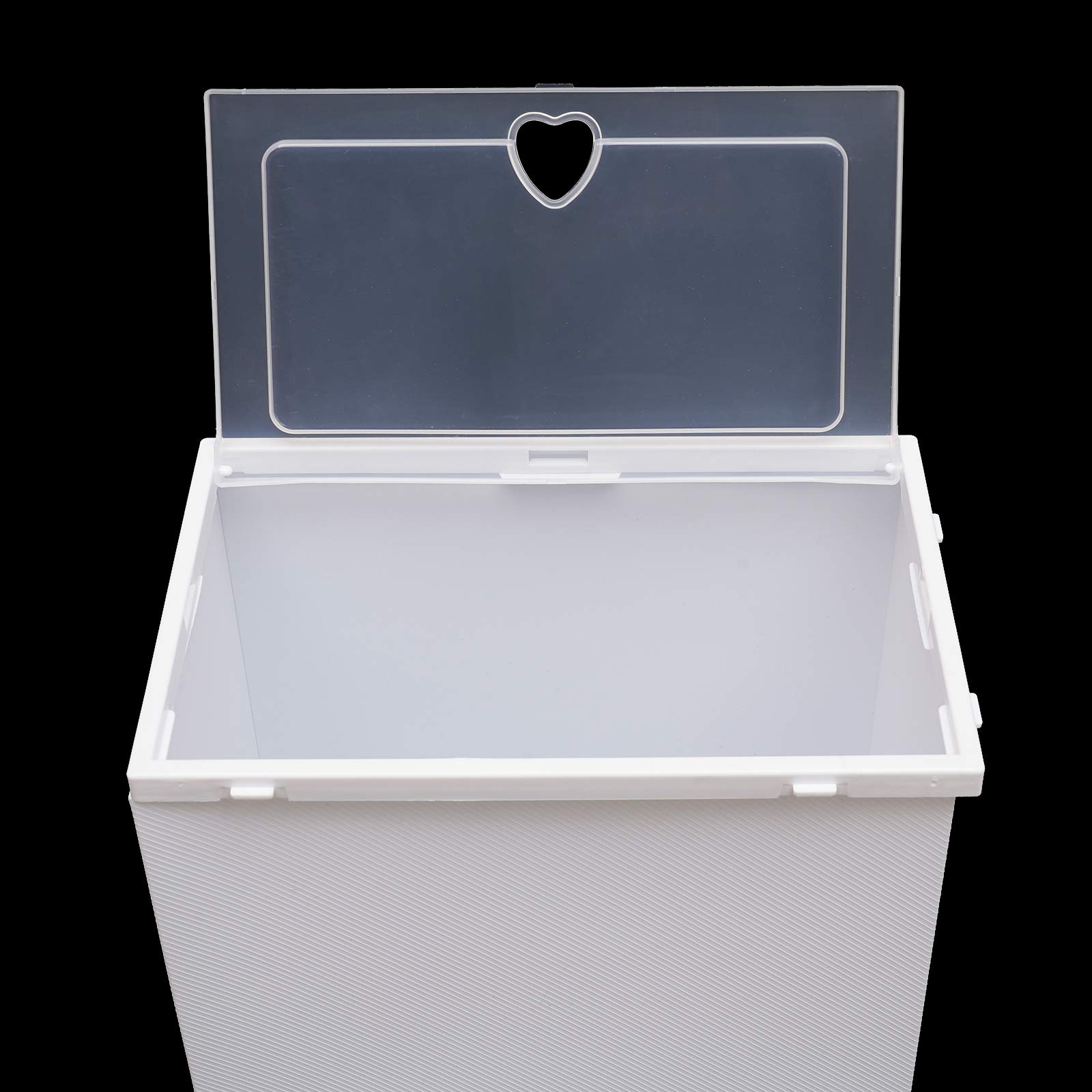 Paquete de 20 cajas de zapatos apilables transparentes de plástico que ahorran espacio, con tapas, plegables, 33 x 23 x 14 cm (20 blancas), perfectas para la nización en el hogar