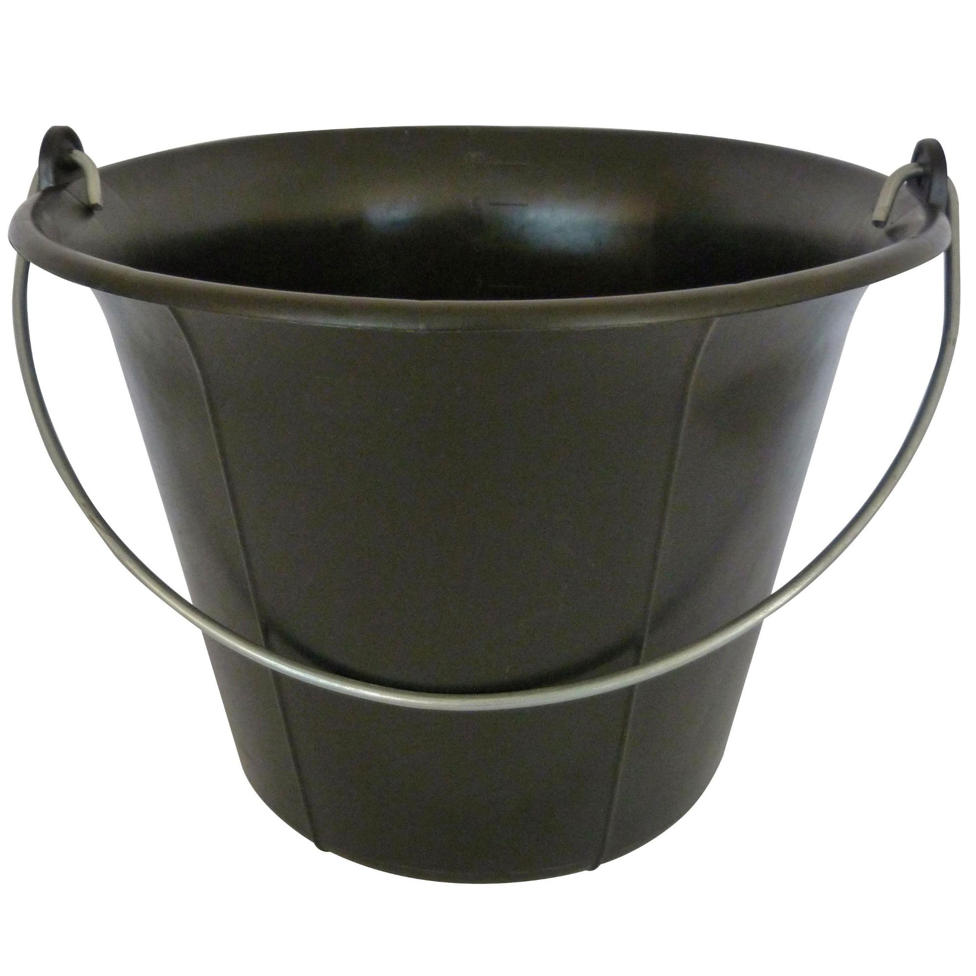 WERKA PRO - 01426 Seau de maçon 11 l piece, Noir