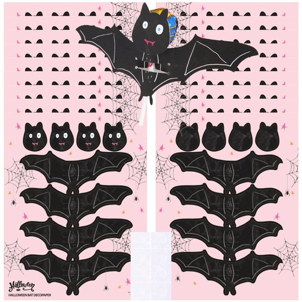 Papel de temática de murciélago lindo y encantador para tarjetas decorativas