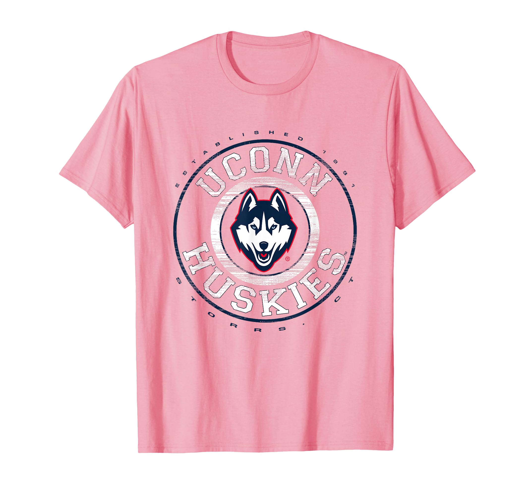 Connecticut Huskies Showtime Pink Officially Licensed T-Shirt
