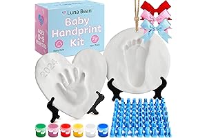 Luna Bean Personalized Baby Handprint and Footprint Kit