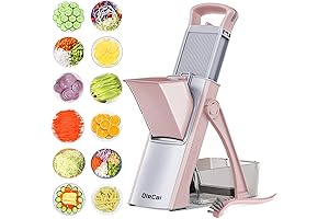 Once For All Safe Mandoline Slicer, Multifaceted Vegetable Cutter